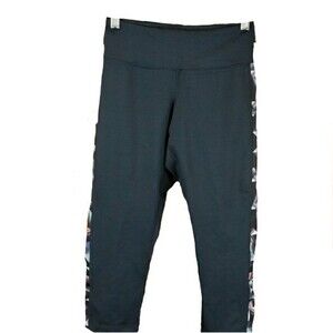 Asics Cropped Leggings Colored Stripe XS